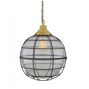 Suspension globe et cage Design Hudson