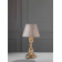 Lampe de Table en cristal et laiton doré pour hôtel ou château Design Marissa