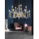 Lustre chandelier en verre artisanal fabriqué main et cristal pour hôtel ou château Design Gioia 12 Lumières