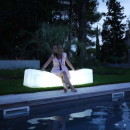 Banc gonflable lumineux Design Bench