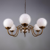 Lustre Chandelier traditionnel 6 globes Design Camew