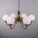 Lustre Chandelier traditionnel 6 globes Design Camew