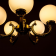 Lustre Chandelier 5 globes Design Ben