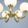 Lustre Chandelier 5 globes Design Ben