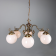 Lustre Chandelier traditionnel 6 globes Design Kilturk