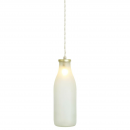 Suspension en forme de bouteille de lait Design Milk