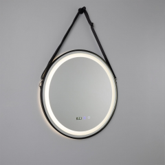 Miroir circulaire rétro-éclairé par Led pour salle de bains Design Sines