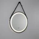 Miroir circulaire rétro-éclairé par Led pour salle de bains Design Sines