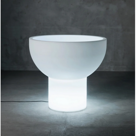 Jardinière de mobilier urbain lumineuse Design Primavera