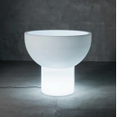 Jardinière de mobilier urbain lumineuse Design Primavera