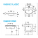 Plan de toilette vasque et miroir à hauteur variable pour PMR ou personne handicapée Design M-Line